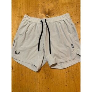 ASRV Shorts Mens Xl Beige Tetra Lite Linerless Wings Gym DSG-0823 7" Inseam